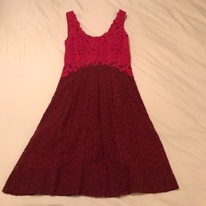 Anthropologie lace dress